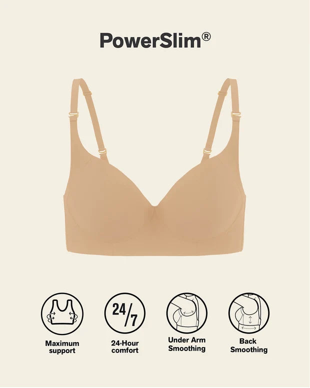 Back Smoothing Bra with Soft Full Coverage Cups