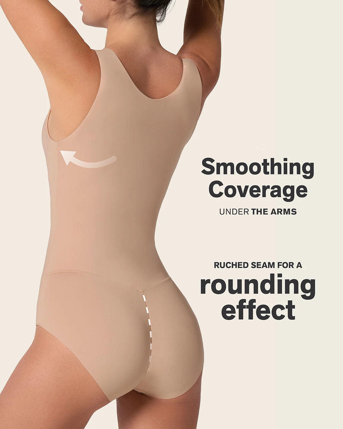 Plunge Classic Sleeveless Shaper Bodysuit