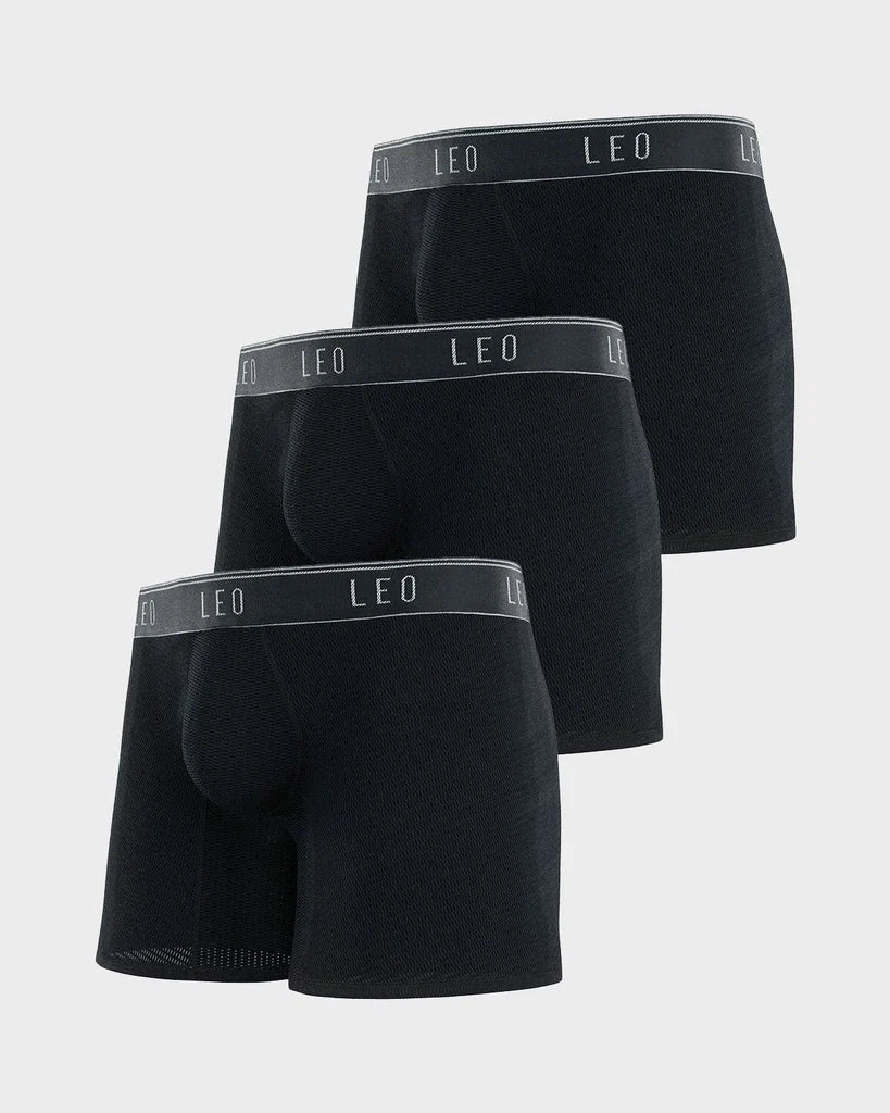 3-Pack Ultra-Light Boxer Briefs with Ergonomic Pouch